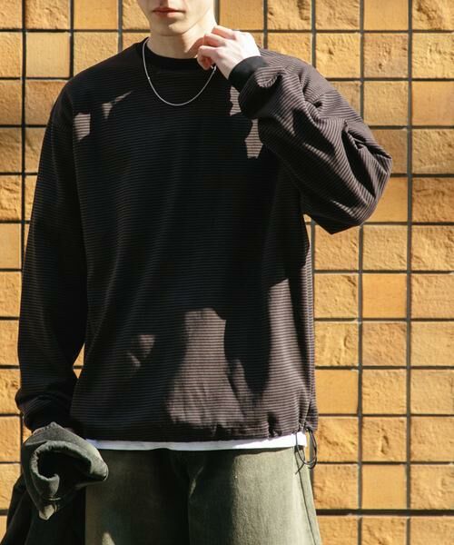 SENSE OF PLACE by URBAN RESEARCH / センスオブプレイス バイ アーバンリサーチ Tシャツ | 『ユニセックス』アソートドローコードロングスリーブTシャツ | 詳細4