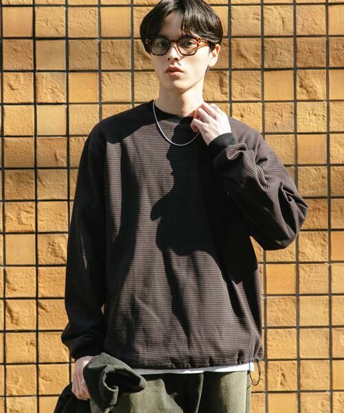 SENSE OF PLACE by URBAN RESEARCH / センスオブプレイス バイ アーバンリサーチ Tシャツ | 『ユニセックス』アソートドローコードロングスリーブTシャツ | 詳細5