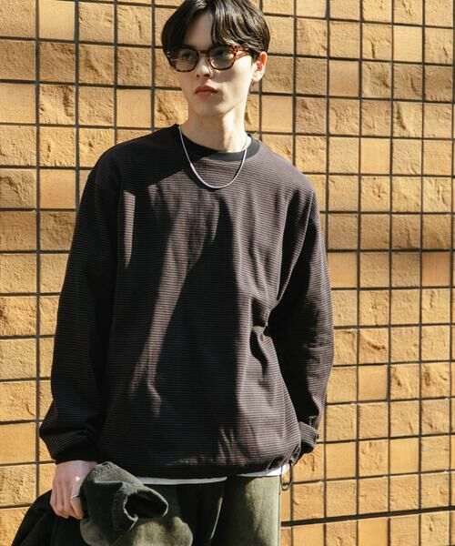 SENSE OF PLACE by URBAN RESEARCH / センスオブプレイス バイ アーバンリサーチ Tシャツ | 『ユニセックス』アソートドローコードロングスリーブTシャツ | 詳細6