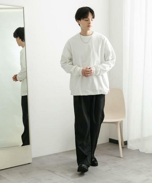 SENSE OF PLACE by URBAN RESEARCH / センスオブプレイス バイ アーバンリサーチ Tシャツ | 『ユニセックス』アソートドローコードロングスリーブTシャツ | 詳細23