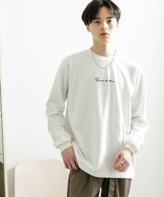 SENSE OF PLACE by URBAN RESEARCH / センスオブプレイス バイ アーバンリサーチ Tシャツ | 『ユニセックス』シシュウポンチロングTシャツ