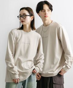 SENSE OF PLACE by URBAN RESEARCH / センスオブプレイス バイ アーバンリサーチ Tシャツ | 『ユニセックス』シシュウポンチロングTシャツ