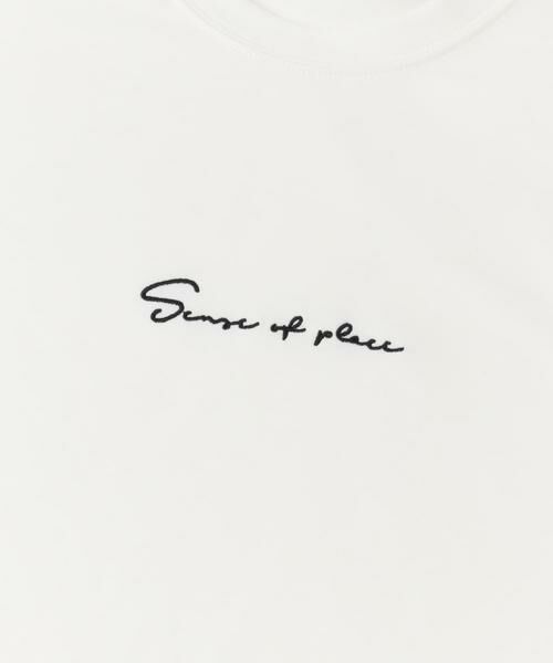 SENSE OF PLACE by URBAN RESEARCH / センスオブプレイス バイ アーバンリサーチ Tシャツ | 『ユニセックス』シシュウポンチロングTシャツ | 詳細16