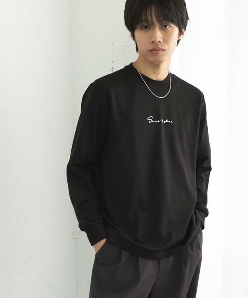 SENSE OF PLACE by URBAN RESEARCH / センスオブプレイス バイ アーバンリサーチ Tシャツ | 『ユニセックス』シシュウポンチロングTシャツ | 詳細18