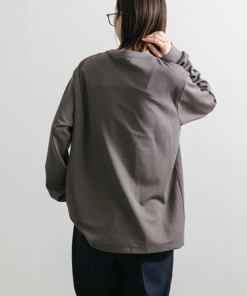 SENSE OF PLACE by URBAN RESEARCH / センスオブプレイス バイ アーバンリサーチ Tシャツ | 『ユニセックス』シシュウポンチロングTシャツ | 詳細26