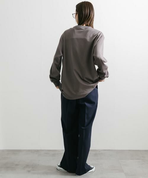 SENSE OF PLACE by URBAN RESEARCH / センスオブプレイス バイ アーバンリサーチ Tシャツ | 『ユニセックス』シシュウポンチロングTシャツ | 詳細28