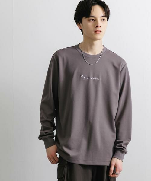 SENSE OF PLACE by URBAN RESEARCH / センスオブプレイス バイ アーバンリサーチ Tシャツ | 『ユニセックス』シシュウポンチロングTシャツ | 詳細29