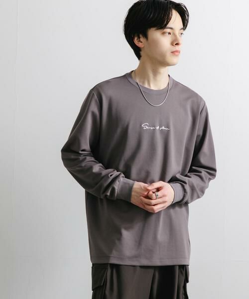 SENSE OF PLACE by URBAN RESEARCH / センスオブプレイス バイ アーバンリサーチ Tシャツ | 『ユニセックス』シシュウポンチロングTシャツ | 詳細30