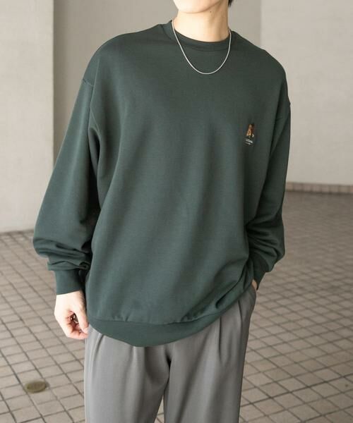 SENSE OF PLACE by URBAN RESEARCH / センスオブプレイス バイ アーバンリサーチ スウェット | 『別注』TeddyBear×SENSE OF PLACE　クルーネックスウェット | 詳細1