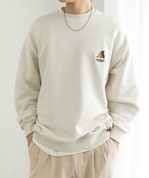 SENSE OF PLACE by URBAN RESEARCH / センスオブプレイス バイ アーバンリサーチ スウェット | 『別注』TeddyBear×SENSE OF PLACE　クルーネックスウェット | 詳細9