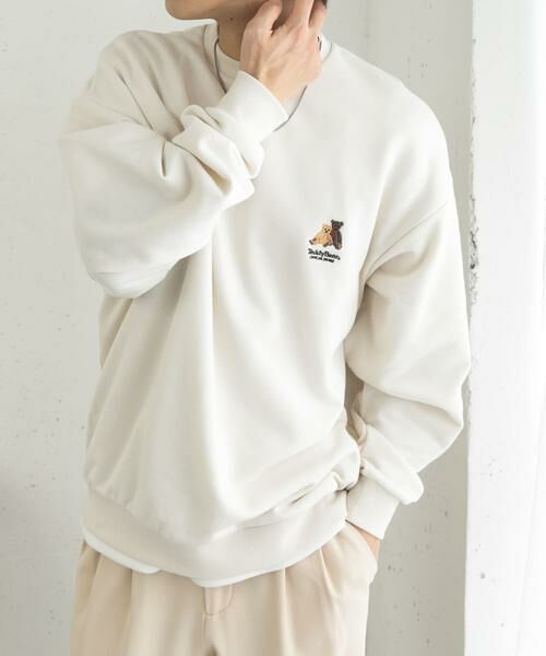 SENSE OF PLACE by URBAN RESEARCH / センスオブプレイス バイ アーバンリサーチ スウェット | 『別注』TeddyBear×SENSE OF PLACE　クルーネックスウェット | 詳細11