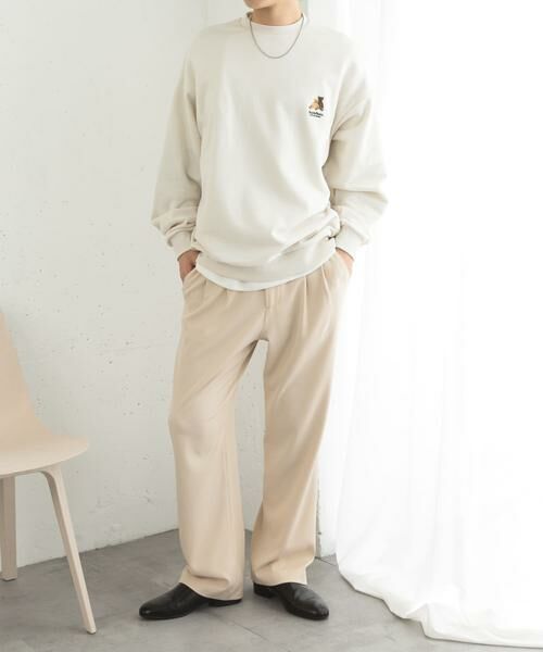 SENSE OF PLACE by URBAN RESEARCH / センスオブプレイス バイ アーバンリサーチ スウェット | 『別注』TeddyBear×SENSE OF PLACE　クルーネックスウェット | 詳細13