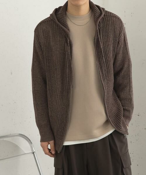 SENSE OF PLACE by URBAN RESEARCH / センスオブプレイス バイ アーバンリサーチ パーカー | シアーメッシュフーディージップパーカー | 詳細3