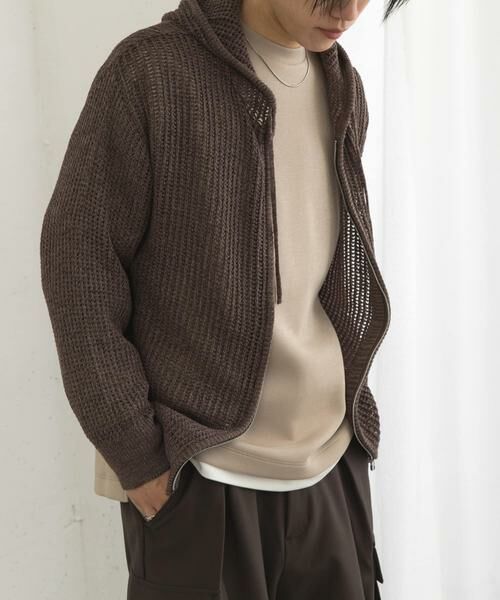 SENSE OF PLACE by URBAN RESEARCH / センスオブプレイス バイ アーバンリサーチ パーカー | シアーメッシュフーディージップパーカー | 詳細4