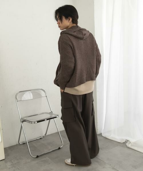 SENSE OF PLACE by URBAN RESEARCH / センスオブプレイス バイ アーバンリサーチ パーカー | シアーメッシュフーディージップパーカー | 詳細5