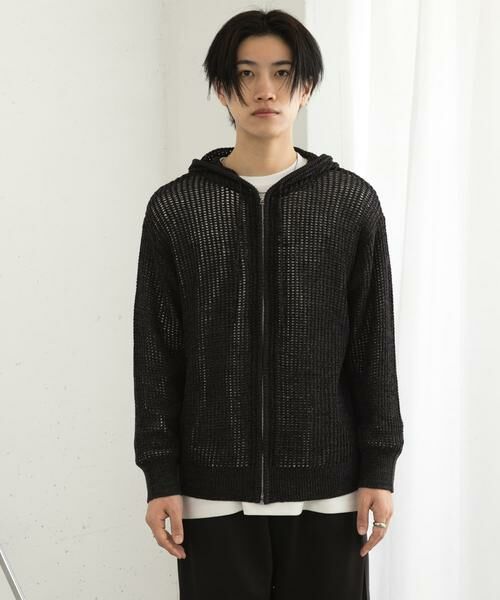 SENSE OF PLACE by URBAN RESEARCH / センスオブプレイス バイ アーバンリサーチ パーカー | シアーメッシュフーディージップパーカー | 詳細20