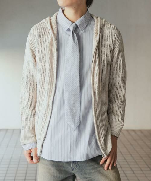 SENSE OF PLACE by URBAN RESEARCH / センスオブプレイス バイ アーバンリサーチ パーカー | シアーメッシュフーディージップパーカー | 詳細25