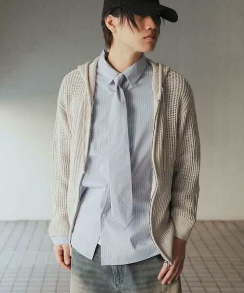 SENSE OF PLACE by URBAN RESEARCH / センスオブプレイス バイ アーバンリサーチ パーカー | シアーメッシュフーディージップパーカー | 詳細26