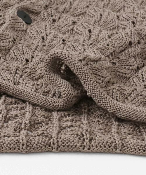 SENSE OF PLACE by URBAN RESEARCH / センスオブプレイス バイ アーバンリサーチ カーディガン・ボレロ | ケーブルメッシュクルーネックカーディガン | 詳細16
