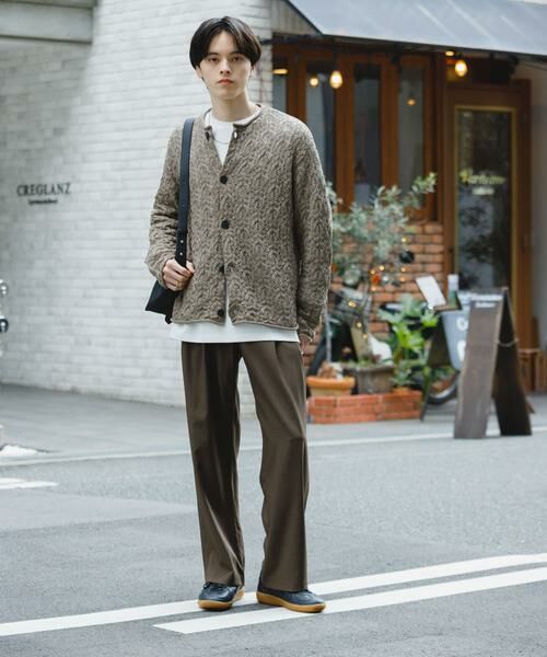 SENSE OF PLACE by URBAN RESEARCH / センスオブプレイス バイ アーバンリサーチ カーディガン・ボレロ | ケーブルメッシュクルーネックカーディガン | 詳細5