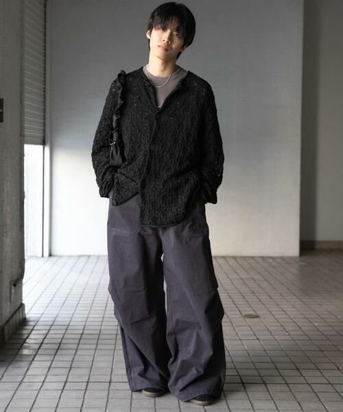 SENSE OF PLACE by URBAN RESEARCH / センスオブプレイス バイ アーバンリサーチ カーディガン・ボレロ | ケーブルメッシュクルーネックカーディガン | 詳細21