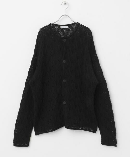 SENSE OF PLACE by URBAN RESEARCH / センスオブプレイス バイ アーバンリサーチ カーディガン・ボレロ | ケーブルメッシュクルーネックカーディガン | 詳細24