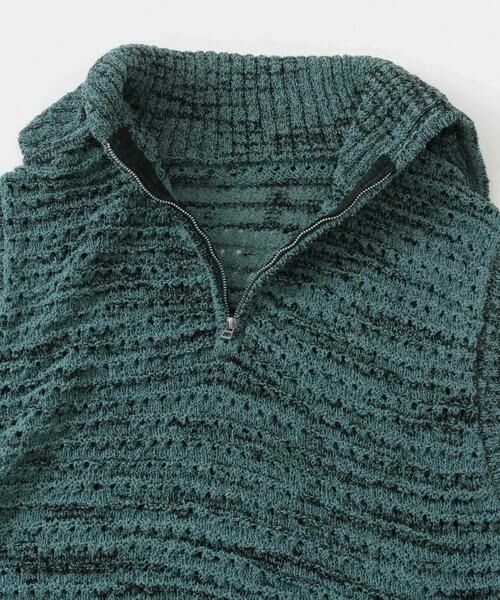 SENSE OF PLACE by URBAN RESEARCH / センスオブプレイス バイ アーバンリサーチ ベスト | ミックスメランジハーフジップニットベスト | 詳細9