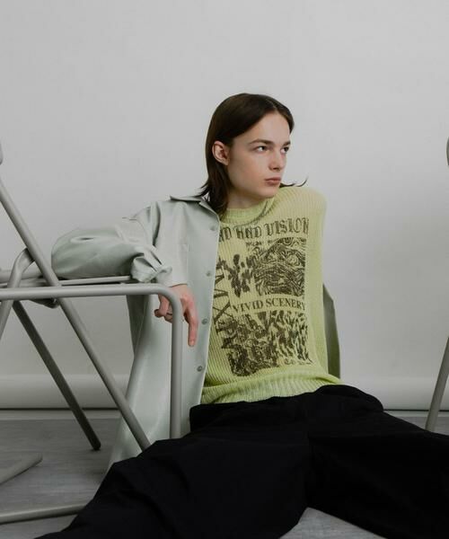 SENSE OF PLACE by URBAN RESEARCH / センスオブプレイス バイ アーバンリサーチ ニット・セーター | 『洗濯可』グラフィックプリントシアーニット | 詳細1