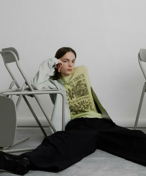 SENSE OF PLACE by URBAN RESEARCH / センスオブプレイス バイ アーバンリサーチ ニット・セーター | 『洗濯可』グラフィックプリントシアーニット | 詳細2