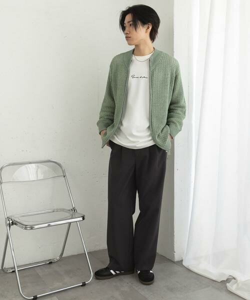 SENSE OF PLACE by URBAN RESEARCH / センスオブプレイス バイ アーバンリサーチ カーディガン・ボレロ | 『ユニセックス』『洗濯可』シアーメッシュドライバーズカーディガン | 詳細15