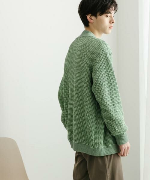 SENSE OF PLACE by URBAN RESEARCH / センスオブプレイス バイ アーバンリサーチ カーディガン・ボレロ | 『ユニセックス』『洗濯可』シアーメッシュドライバーズカーディガン | 詳細2