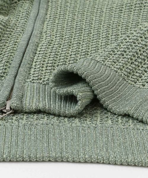 SENSE OF PLACE by URBAN RESEARCH / センスオブプレイス バイ アーバンリサーチ カーディガン・ボレロ | 『ユニセックス』『洗濯可』シアーメッシュドライバーズカーディガン | 詳細21