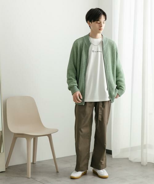 SENSE OF PLACE by URBAN RESEARCH / センスオブプレイス バイ アーバンリサーチ カーディガン・ボレロ | 『ユニセックス』『洗濯可』シアーメッシュドライバーズカーディガン | 詳細6
