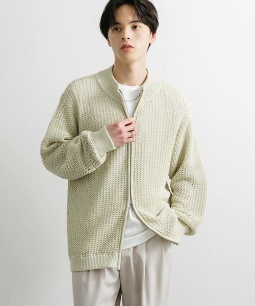 SENSE OF PLACE by URBAN RESEARCH / センスオブプレイス バイ アーバンリサーチ カーディガン・ボレロ | 『ユニセックス』『洗濯可』シアーメッシュドライバーズカーディガン | 詳細25