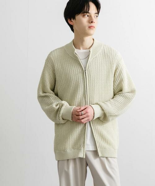 SENSE OF PLACE by URBAN RESEARCH / センスオブプレイス バイ アーバンリサーチ カーディガン・ボレロ | 『ユニセックス』『洗濯可』シアーメッシュドライバーズカーディガン | 詳細26