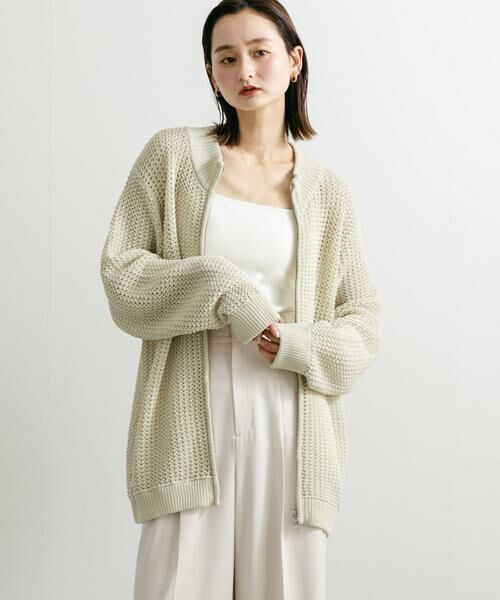 SENSE OF PLACE by URBAN RESEARCH / センスオブプレイス バイ アーバンリサーチ カーディガン・ボレロ | 『ユニセックス』『洗濯可』シアーメッシュドライバーズカーディガン | 詳細29