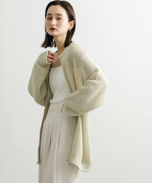 SENSE OF PLACE by URBAN RESEARCH / センスオブプレイス バイ アーバンリサーチ カーディガン・ボレロ | 『ユニセックス』『洗濯可』シアーメッシュドライバーズカーディガン | 詳細30