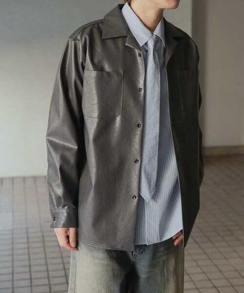 SENSE OF PLACE by URBAN RESEARCH / センスオブプレイス バイ アーバンリサーチ シャツ・ブラウス | FLオープンカラールーズシャツ | 詳細2