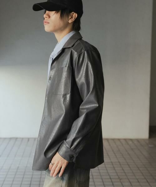 SENSE OF PLACE by URBAN RESEARCH / センスオブプレイス バイ アーバンリサーチ シャツ・ブラウス | FLオープンカラールーズシャツ | 詳細5