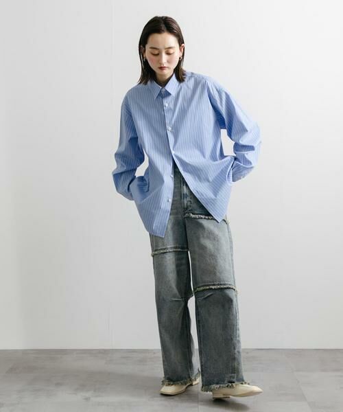 SENSE OF PLACE by URBAN RESEARCH / センスオブプレイス バイ アーバンリサーチ シャツ・ブラウス | 『ユニセックス』ストライプレギュラーカラーネクタイシャツ | 詳細10