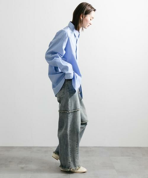 SENSE OF PLACE by URBAN RESEARCH / センスオブプレイス バイ アーバンリサーチ シャツ・ブラウス | 『ユニセックス』ストライプレギュラーカラーネクタイシャツ | 詳細11