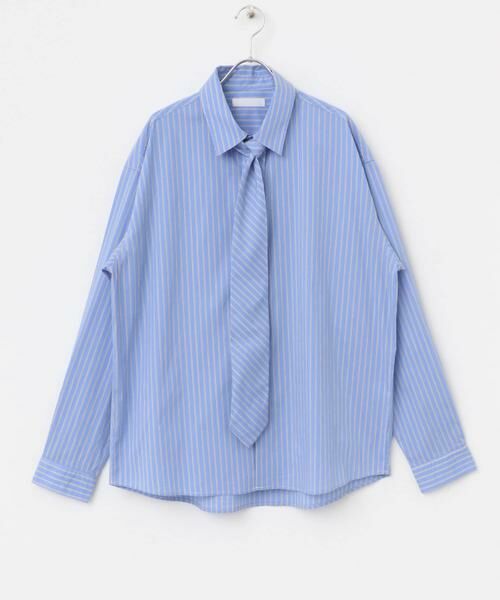 SENSE OF PLACE by URBAN RESEARCH / センスオブプレイス バイ アーバンリサーチ シャツ・ブラウス | 『ユニセックス』ストライプレギュラーカラーネクタイシャツ | 詳細22