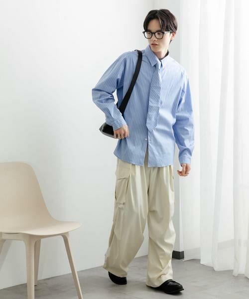 SENSE OF PLACE by URBAN RESEARCH / センスオブプレイス バイ アーバンリサーチ シャツ・ブラウス | 『ユニセックス』ストライプレギュラーカラーネクタイシャツ | 詳細5