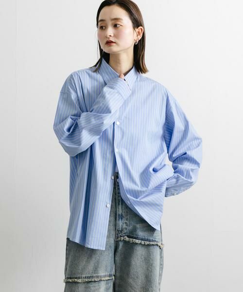 SENSE OF PLACE by URBAN RESEARCH / センスオブプレイス バイ アーバンリサーチ シャツ・ブラウス | 『ユニセックス』ストライプレギュラーカラーネクタイシャツ | 詳細7