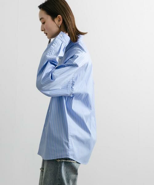 SENSE OF PLACE by URBAN RESEARCH / センスオブプレイス バイ アーバンリサーチ シャツ・ブラウス | 『ユニセックス』ストライプレギュラーカラーネクタイシャツ | 詳細8