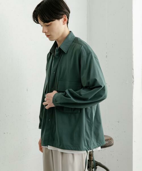 SENSE OF PLACE by URBAN RESEARCH / センスオブプレイス バイ アーバンリサーチ シャツ・ブラウス | ドットメッシュダブルポケットロングスリーブシャツ | 詳細3