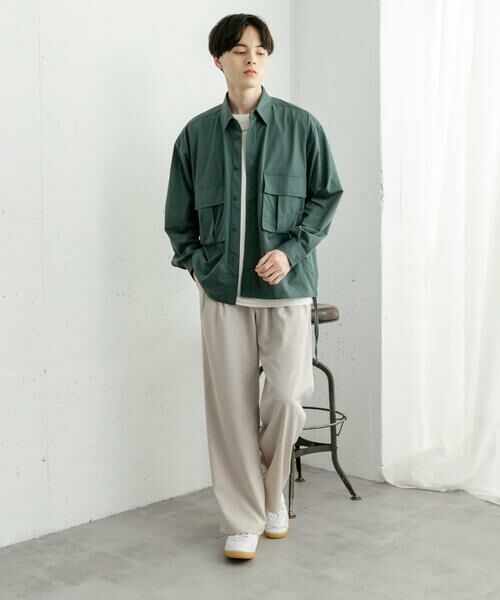 SENSE OF PLACE by URBAN RESEARCH / センスオブプレイス バイ アーバンリサーチ シャツ・ブラウス | ドットメッシュダブルポケットロングスリーブシャツ | 詳細5