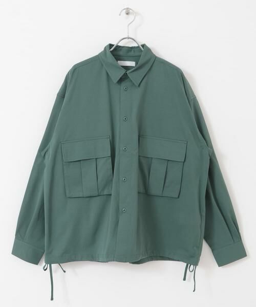 SENSE OF PLACE by URBAN RESEARCH / センスオブプレイス バイ アーバンリサーチ シャツ・ブラウス | ドットメッシュダブルポケットロングスリーブシャツ | 詳細7