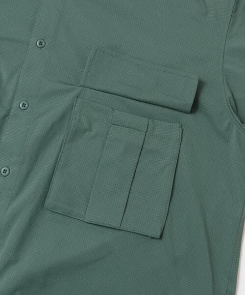 SENSE OF PLACE by URBAN RESEARCH / センスオブプレイス バイ アーバンリサーチ シャツ・ブラウス | ドットメッシュダブルポケットロングスリーブシャツ | 詳細8