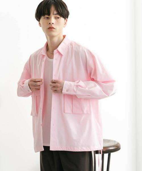 SENSE OF PLACE by URBAN RESEARCH / センスオブプレイス バイ アーバンリサーチ シャツ・ブラウス | ドットメッシュダブルポケットロングスリーブシャツ | 詳細11